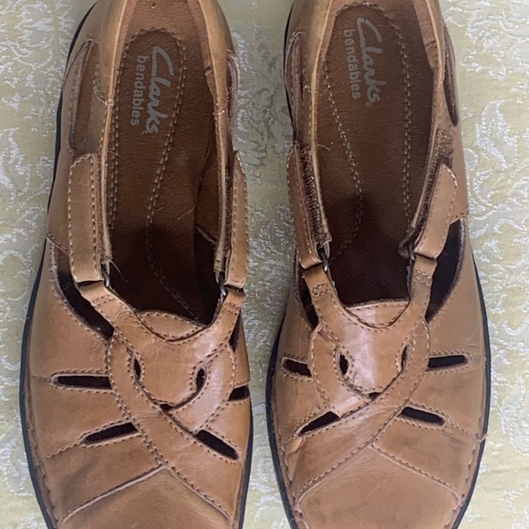 Clark’s Bendables Loafer 39337 Hook Loop Tan - Picture 5 of 16